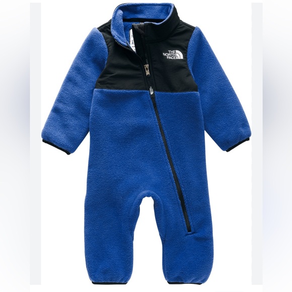 The North Face infant Denali One-Piece Fleece Suit Sz 6-12mo #0823 - Picture 1 of 4